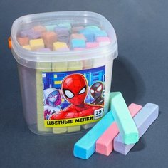 Набор цветных мелков Человек-паук, 10 цветов, 29 штук Disney