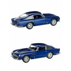 Металлическая машинка Kinsmart 1:38 «Aston Martin DB5» инерционная, синяя KT5406D-4