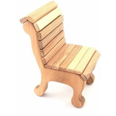 Стул садовый /кукольная мебель/игрушки из дерева Нет бренда