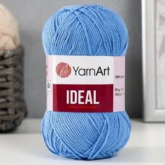 YarnArt Пряжа "Ideal" 100% хлопок 170м/50гр (239 темн. голубой)