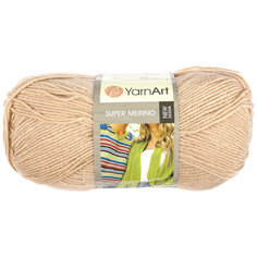 Пряжа Yarnart Super Merino песочный (219), 75%акрил/25%шерсть, 300м, 100г, 1шт