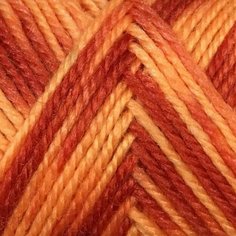 Пряжа Color City Yak wool красный-оранжевый (8534), 60%пух яка/20%мериносовая шерсть/20%акрил, 430м, 100г, 1шт