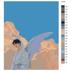 Картина по номерам W-275 "K-pop группа - Stray Kids (Стрей Кидс)" 70x90 Brushes Paints