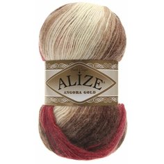 Пряжа Alize Angora Gold Batik, 4574, 3шт, 100гр/550м