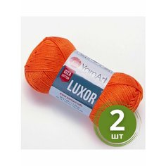 Пряжа YarnArt Luxor (Люксор) - 2 мотка, 1223 оранжевый 100% хлопок, 50г 125м