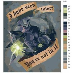 Картина по номерам U-62 "Игра Dota. Faceless Void 1", 80x100 см Brushes Paints