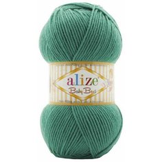 Пряжа Alize Baby best тропический зеленый (623), 90%акрил/10%бамбук, 240м, 100г, 1шт