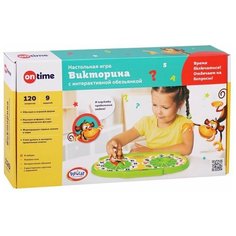 Настольная игра On Time Викторина с интерактивной обезьянкой