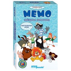 Настольная игра Step puzzle Мемо. Звёздная компания (Возьми с собой)