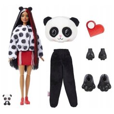 Кукла Barbie Cutie Reveal Panda с сюрпризами, 29 см, HHG22 мультиколор