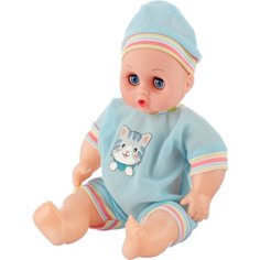 Пупс Сима-ленд, Кроха в голубом комбинезоне, 25см, 7878694 голубой