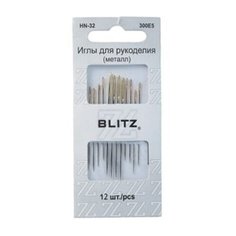 BLITZ для рукоделия HN-32 300Е5 в блистере 12 шт. никель