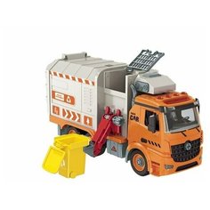 Мусоровоз-конструктор, фрикционный, свет, звук, 1:12 Funky toys FT61116