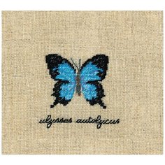 Набор для вышивания: PAPILLONS ULYSSES AUTOLYCUS (Бабочка ULYSSES AUTOLYCUS) Le Bonheur des Dames