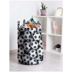 Корзина для игрушек JoyArty "Футбольный дождь" 35x50 см