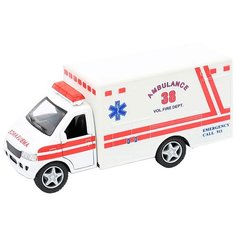 Машинка Kinsmart Скорая помощь KS5259W, 13 см, белый