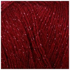 Пряжа "Angora Gold Simli" 75% акрил, 20% шерсть, 5% металлик 500м/100гр (57 бордо) Alize