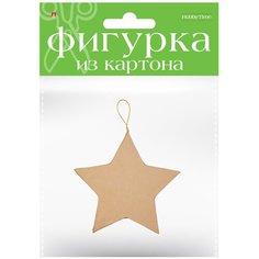 Фигурка из картона. "Звезда" 14x1,3x14 см Hobby Time