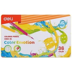 Набор цветных карандашей Deli Color Emotion EC00235, 36 цветов