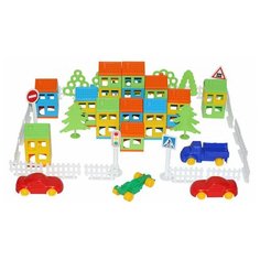 Полесье Конструктор Построй свой город 146 элементов арт.53749 в пакете с 3 лет