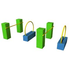 Мягкий спортивный модуль Romana, «Каскадёр», 2,2 * 1,2 м