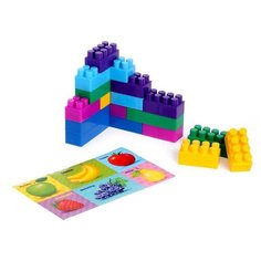 Соломон Конструктор №13 «Фрукты и овощи», 18 деталей, по методике Монтессори Solomon