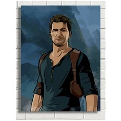 Картина по номерам игра Uncharted Нейтан Дрейк - 6589 В 30x40