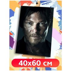 Картина по номерам Сериал Walking Dead Ходячие Мертвецы - 6117 В 60x40
