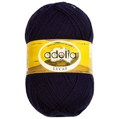 Пряжа ADELIA "LUCAS" 5 шт. в упак. цвет т. синий (LUCAS-33)