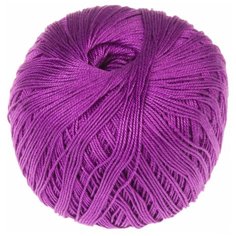Пряжа Пехорка Ажурная, 100 % хлопок, 50 г, 280 м, 10 шт., 179 фиалка