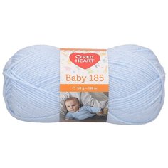 Пряжа для вязания Red Heart Baby 185 50гр 185м (100% акрил) (01055 голубой), 10 мотков
