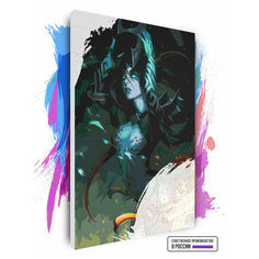 Картина по номерам на холсте Dota 2 - Phantom Assassin, 40 х 60 см Красиво Красим