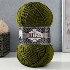 ALIZE Пряжа "Superlana midi" 25% шерсть, 75% акрил 170м/100гр (620)
