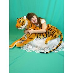 Мягкая игрушка Тигр реалистичный 100 см. (Тигр Тигренок Хищник Символ 2022 года ) АКИМБО КИТ