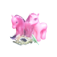 536-6 Детские Лошадки Пони с расческой 2 шт. в наборе MSN Toys