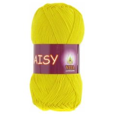 Пряжа VITA Daisy, 100 % хлопок, 50 г, 295 м, 10 шт., 4424 желтый