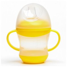 Крошка Я Поильник с мягким носиком, с ручками, 160 мл, цвет микс