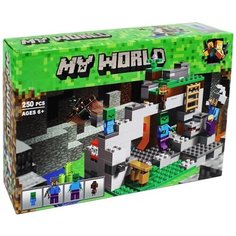 Конструктор лего BELA My World Майнкрафт "Пещера Зомби" 250 деталей Lari (Bela)