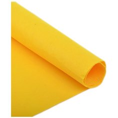 Фетр в рулоне полужесткий IDEAL 1мм 100см арт. FLT-HS2 уп.5м цв.121 желтый