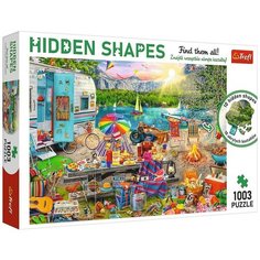 Пазл 1003 деталей "Путешествие на автофургоне" Trefl