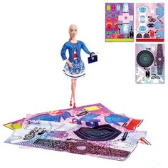 Кукла шарнирная Happy Valley "Кэтти" с набором для создания одежды