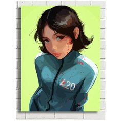 Картина по номерам Сериал Игра в кальмара - 7945 В 30x40