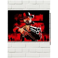 Картина по номерам игра RDR Red Dead Redemption Артур Морган - 6573 Г 30x40