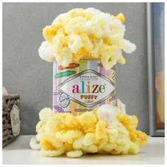 Пряжа "Puffy color" 100 % микрополиэстер 9м/100г (5921) Alize