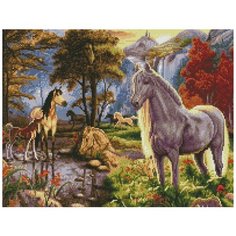 Алмазная мозаика "Сказочный лес", 40x50 см, Арт Фея