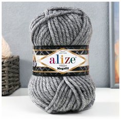 Пряжа "Superlana megafil" 25% шерсть, 75% акрил 55м/100 гр (21)./В упаковке шт: 1 Alize