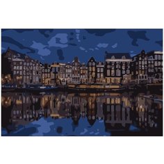 Картина по номерам на холсте Город - 1 60Х40