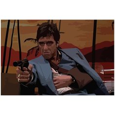 Картина по номерам на холсте Scarface - 748