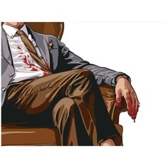 Картина по номерам на холсте Джентельмены - 479