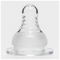 Соска силиконовая, антиколиковая, от 6 мес, быстрый поток